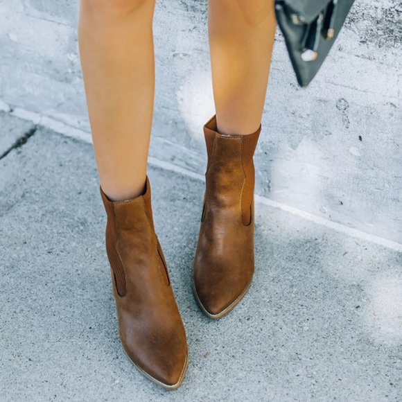 Jocelyn Brown Heeled Booties - Picture 14 of 16